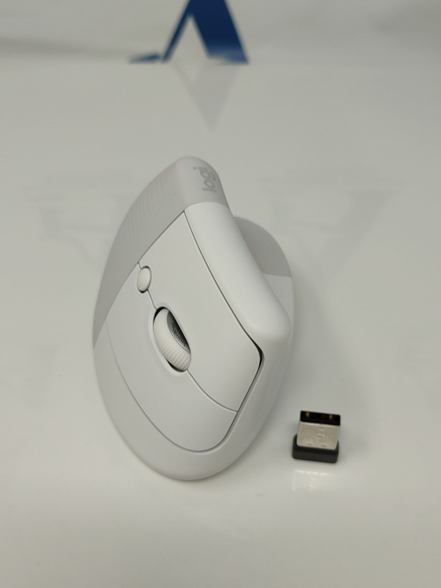 RRP £69.00 Logitech Lift Vertical Ergonomic Mouse, Wireless, Bluetooth Receiver or Logi Bolt USB, - Image 3 of 3