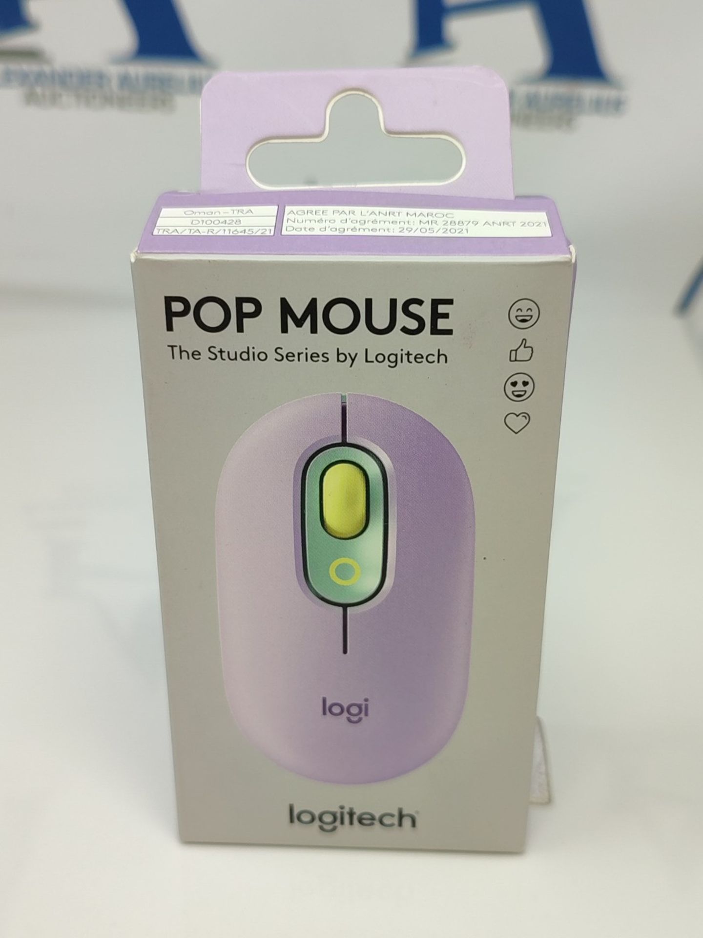 Logitech POP Mouse, Wireless Mouse with customizable emojis, SilentTouch Technology, p - Image 2 of 3