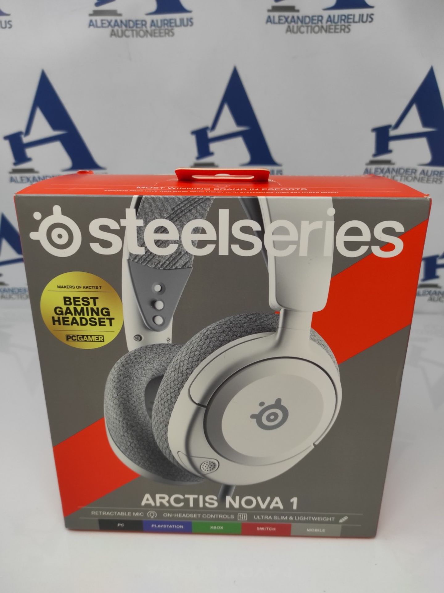 RRP £56.00 SteelSeries Arctis Nova 1 - Multi-System Gaming Headset - Hi-Fi drivers - 360° surrou - Image 2 of 3
