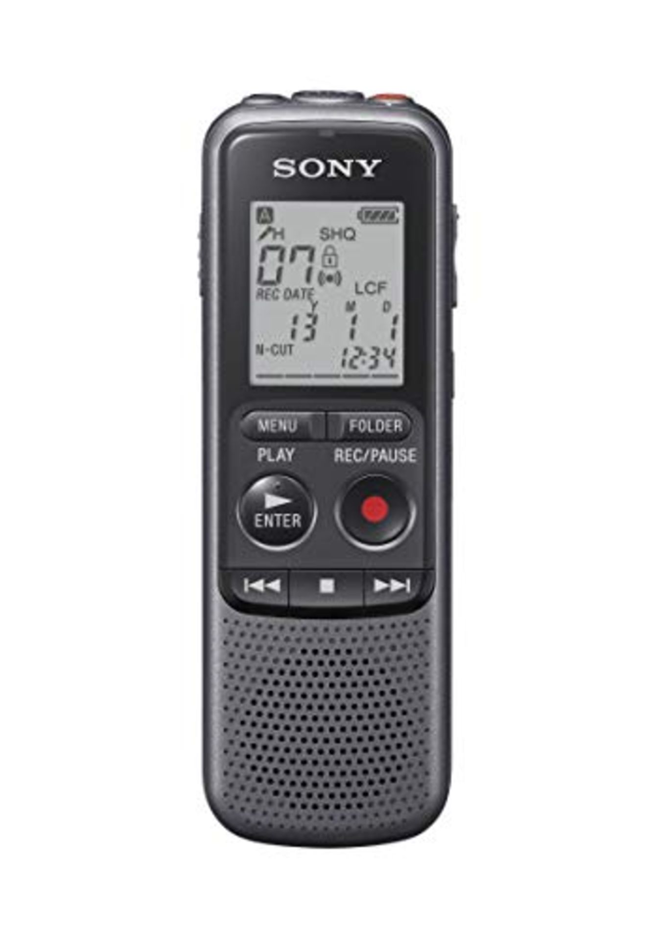 [NEW] Sony ICD-PX240 Digital Mono Recorder, Built-in Speaker, Headphone and Microphone