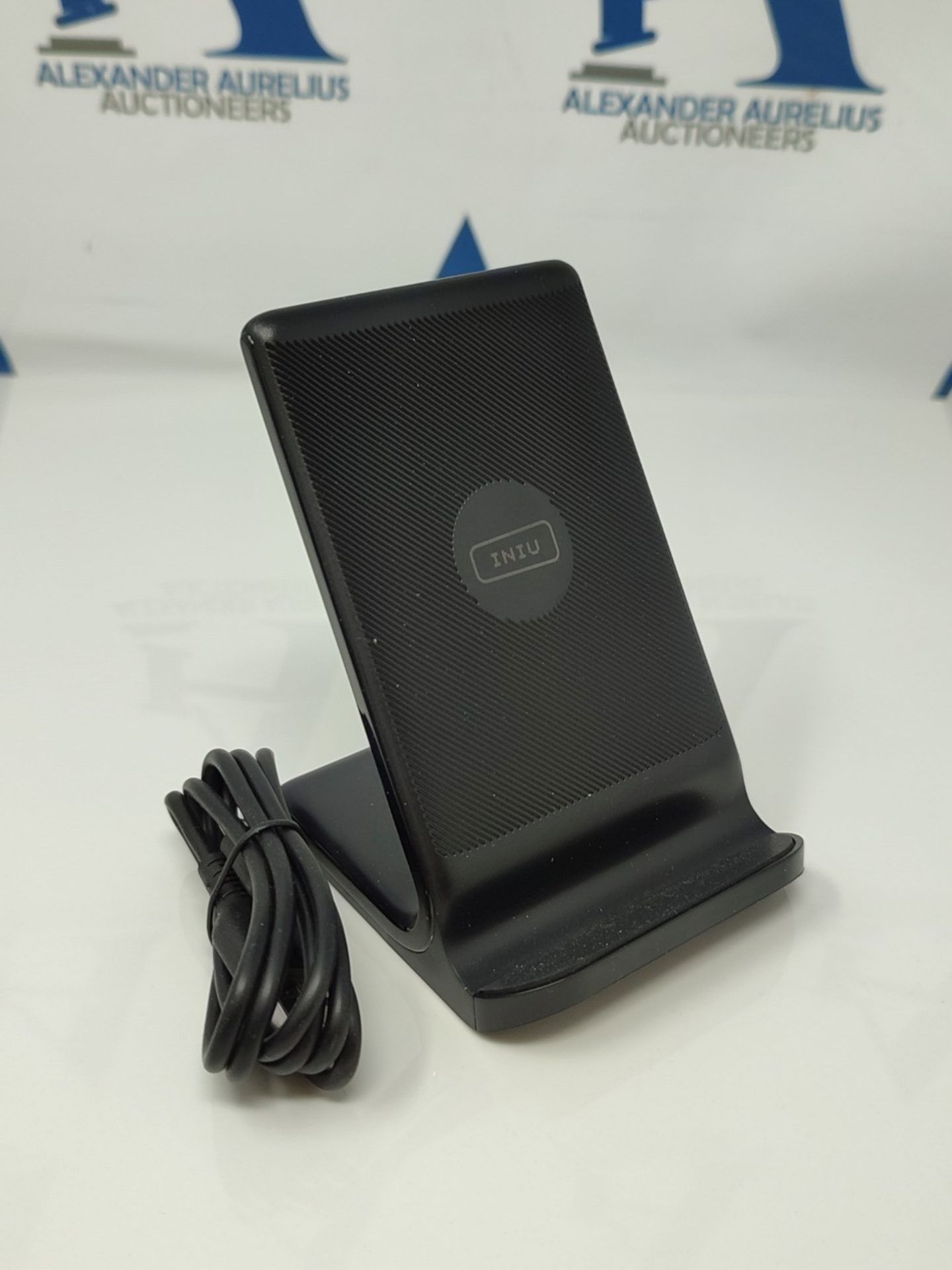 Wireless Charger, INIU 15W Qi Certified Fast Wireless Charging Holder Wireless Adaptiv - Image 2 of 2