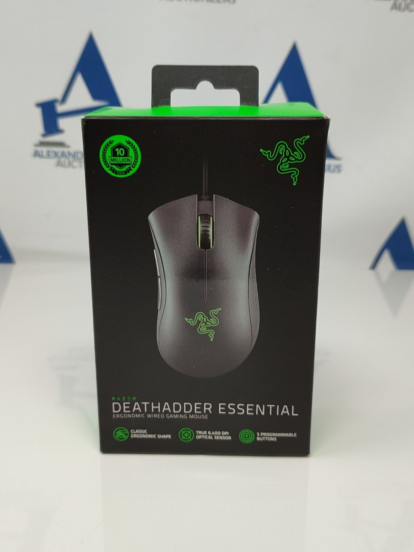 Razer DeathAdder Essential (2021) - Wired Gaming Mouse with 6400 DPI Optical Sensor (E - Image 2 of 3