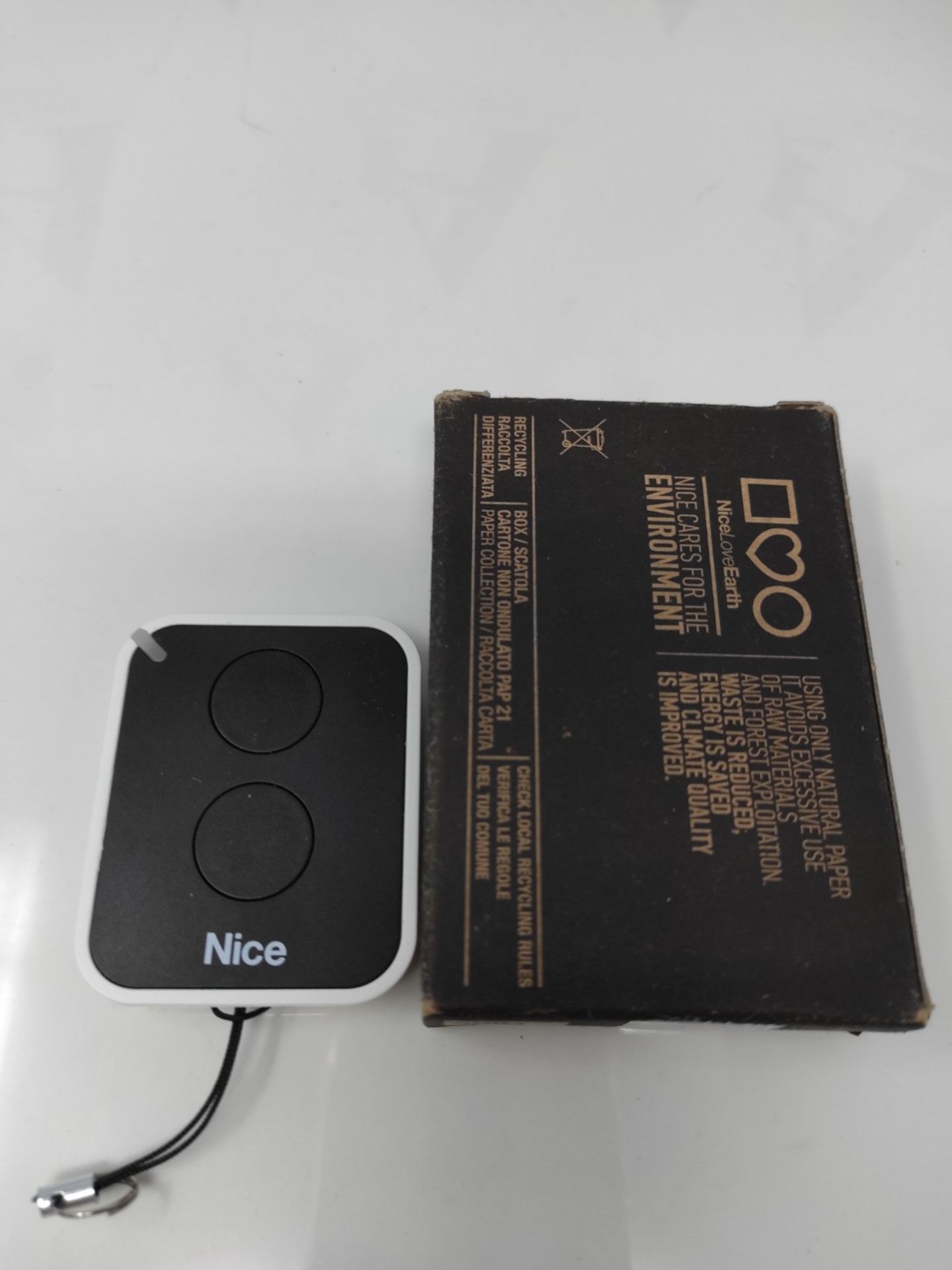 NICE - Nice Era ONE2 remote control, 2 channels, 433.92 MHz, Black/White, ON2 - Image 2 of 2
