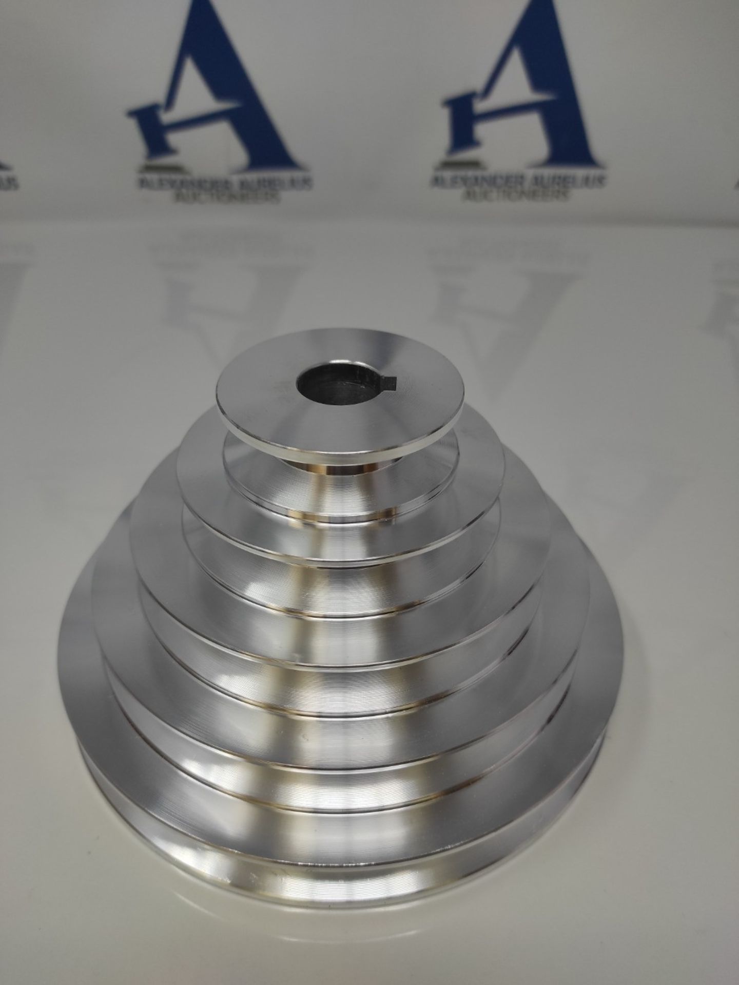 BQLZR from 54mm to 150mm Outer Dia 19mm Bore 12.7mm Aluminium 5 Step Pagoda Pulley Bel