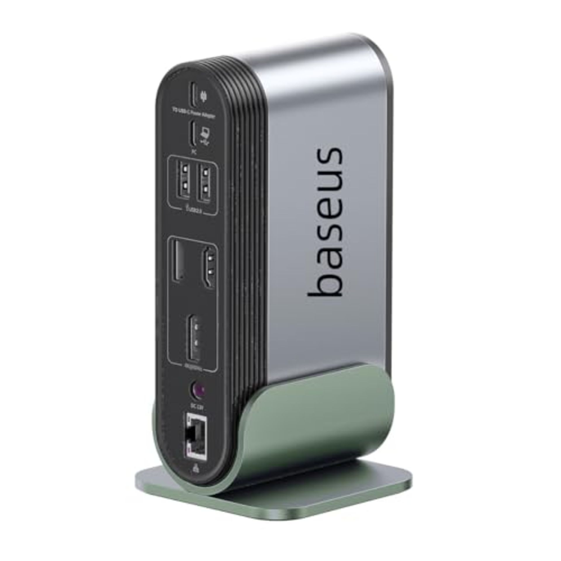 Baseus 9 in 1 Docking Station USB C 4K@120Hz, 2 HDMI dual monitor USB C Hub, 1000Mbps