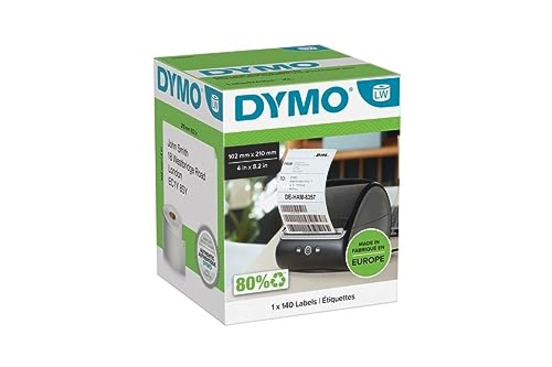 DYMO Original LabelWriter shipping labels (extra large) for LabelWriter 5XL/4XL label