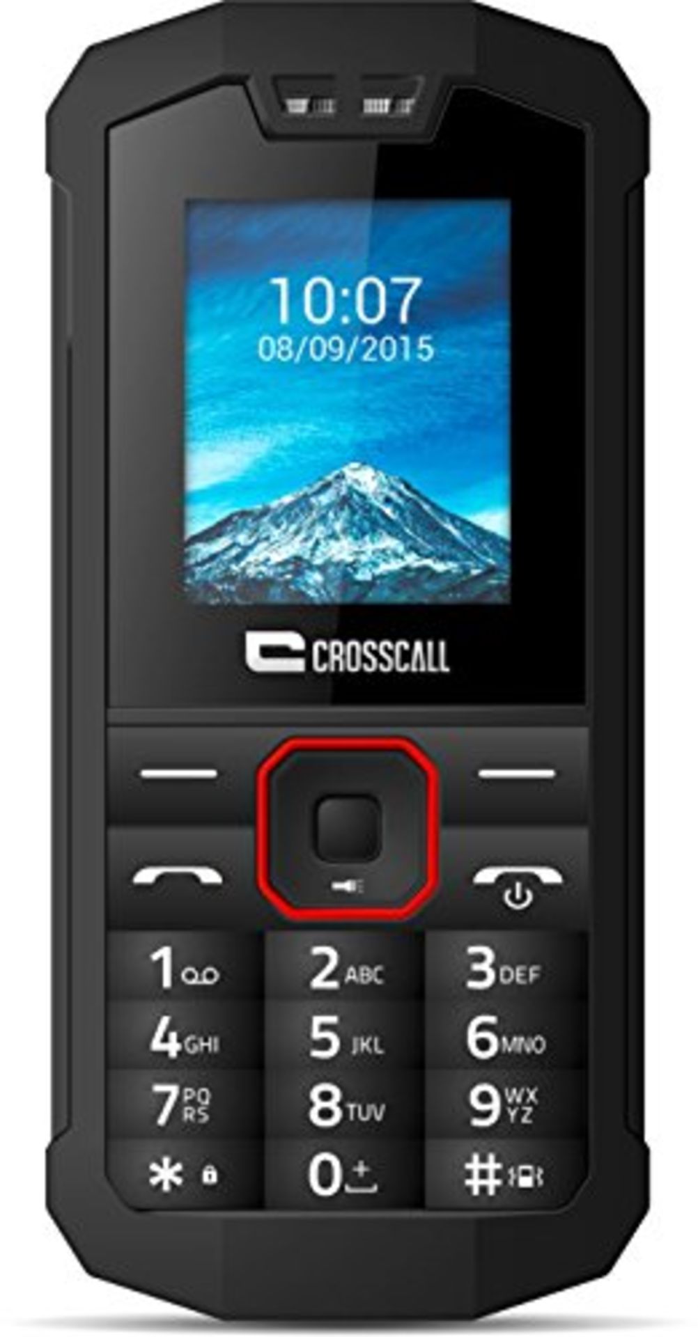 RRP £53.00 Crosscall Spider-X1 Mobile Phone 2G (Screen: 1.77 inches - 32 MB ROM - Dual SIM) Black