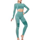 BRAND NEW Sport Outfit Set for Women Hollow-Out Crop Top + High Waist Fitness Legging