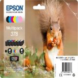 RRP £61.00 Epson 378 Squirrel Genuine Multipack, 6-colours Ink Cartridges, Claria Photo HD Ink, A