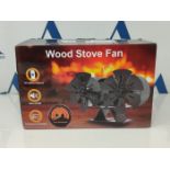 Stove Fan Log Burner Fan Upgrade 12 Blades Heat Powered Eco Fireplace Fans Silent for