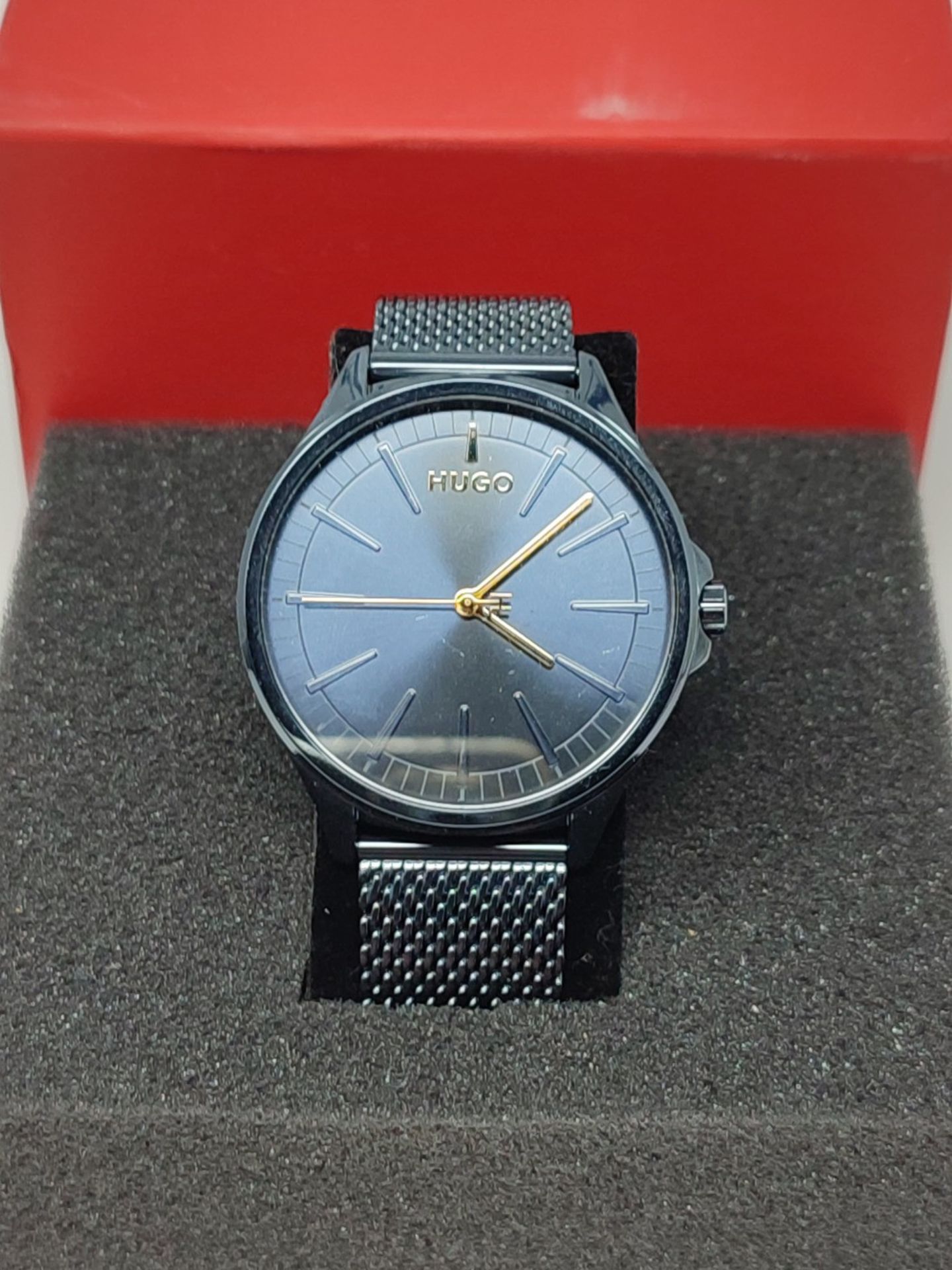 RRP £149.00 HUGO Men's Analogue Quartz Watch with Stainless Steel Strap 1530136 - Image 2 of 3