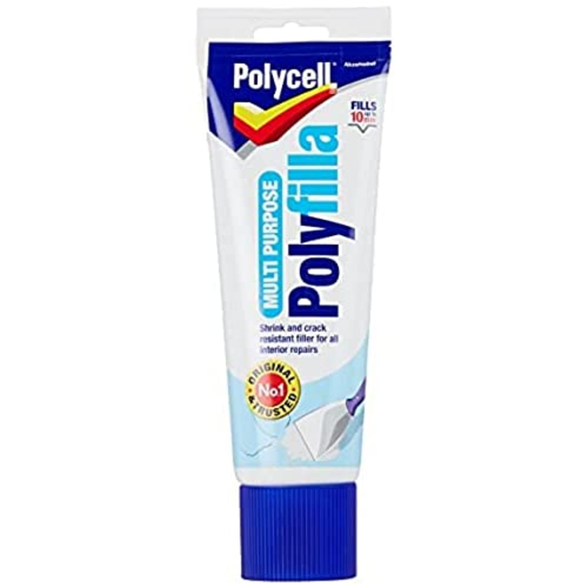 13 x Polycell PLCMPP330GS Multi-Purpose Polyfilla Ready Mixed, 330 g , White, Packagin