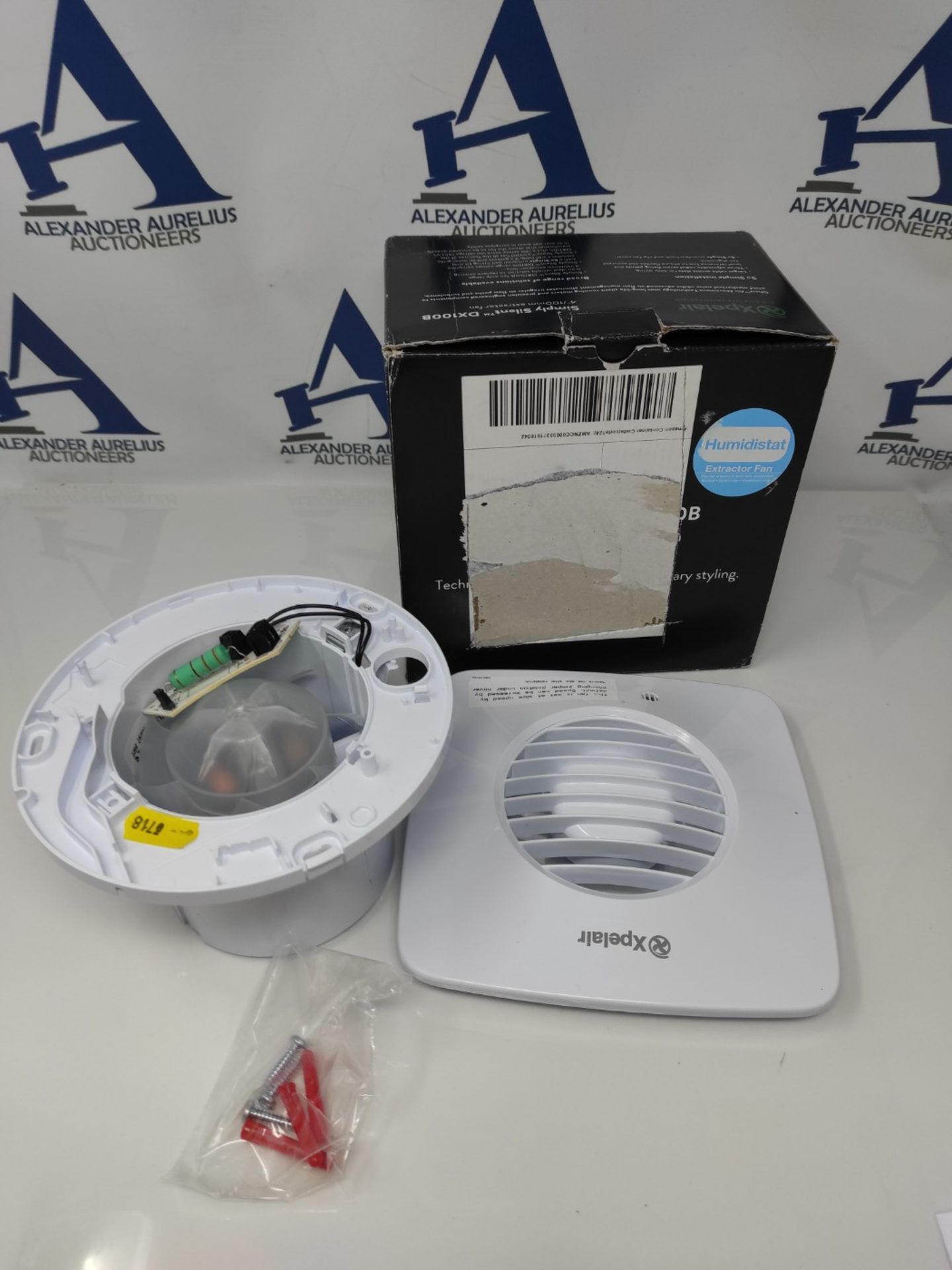 RRP £50.00 Xpelair DX100BHTS Simply Silent Bathroom Extractor Fan with Humidistat & Timer Control - Image 2 of 2