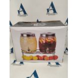 RRP £59.00 Bar@drinkstuff Dual Barrel Beverage 10ltr Dispenser with Stand, DS28541, Single