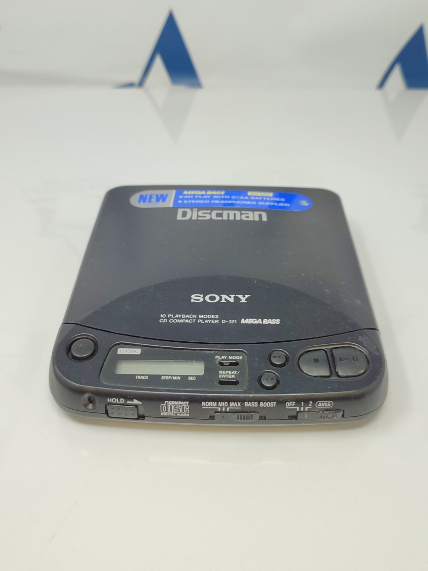 Sony Discman Portable Compact CD Player D-121 (Black)