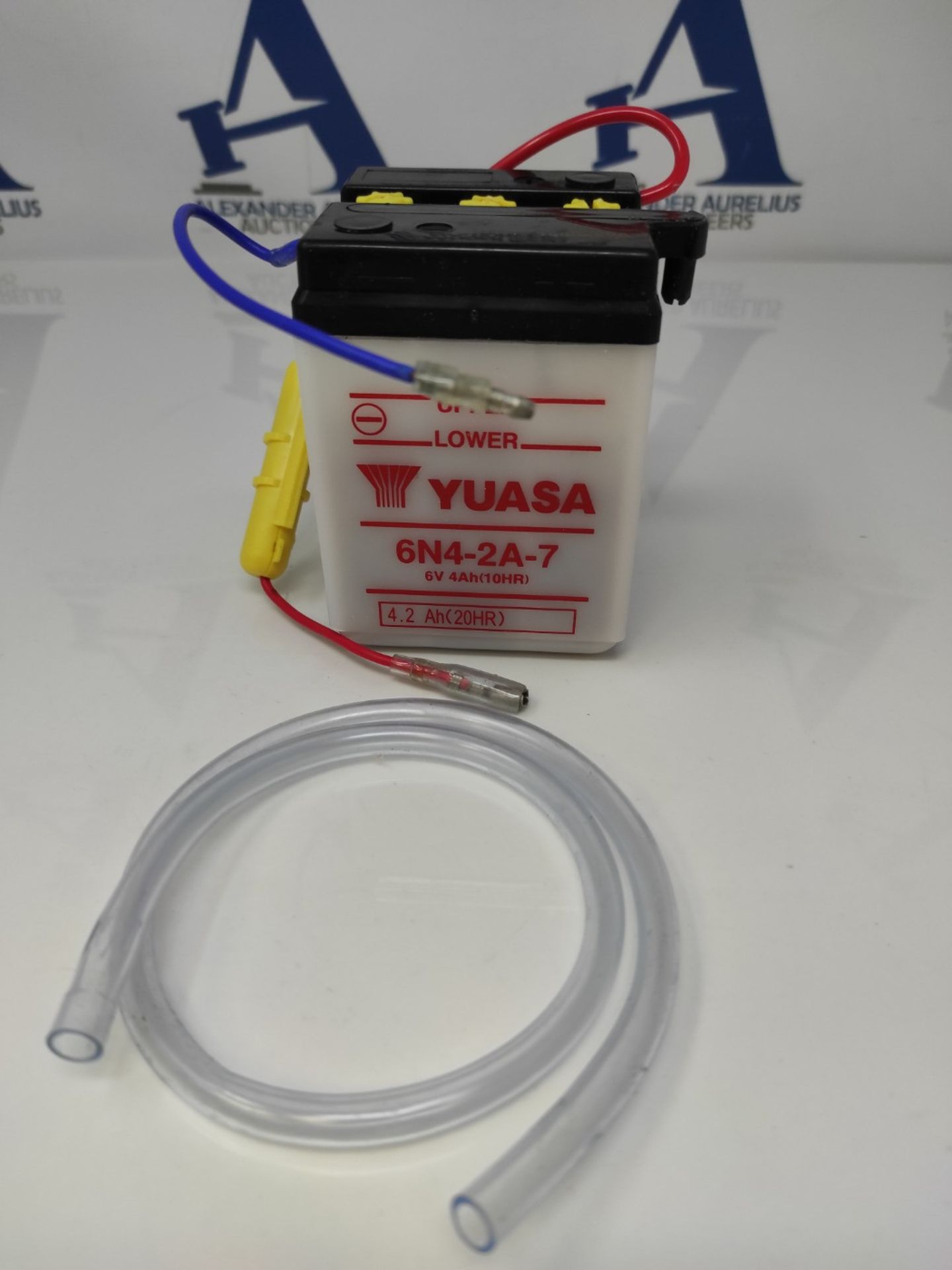 YUASA BATTERY 6N4-2A-7 opened without acid - Image 2 of 2