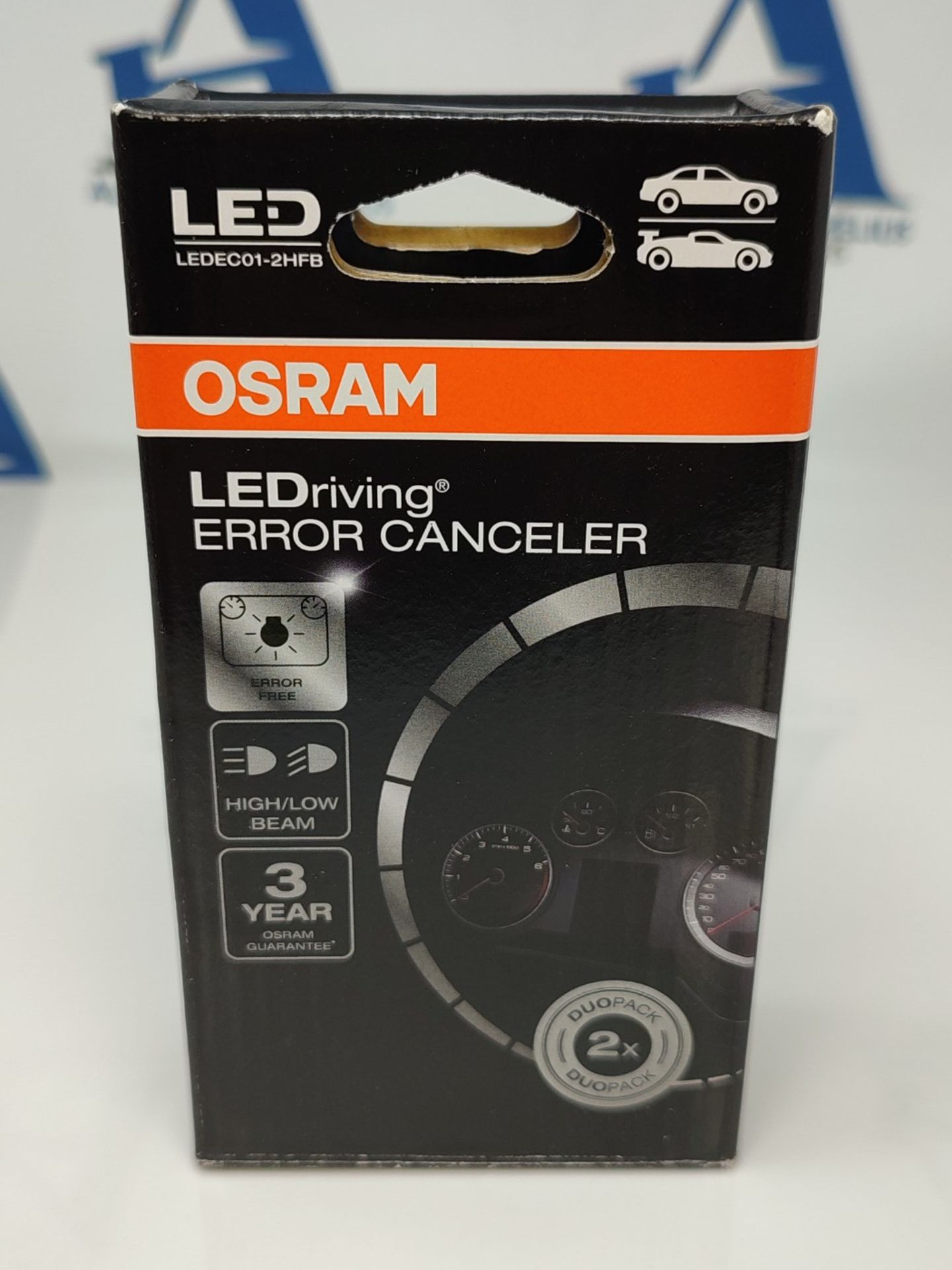 OSRAM LEDriving ERROR CANCELLER, LEDEC01, is used to bypass the vehicle's lamp failure - Image 2 of 3