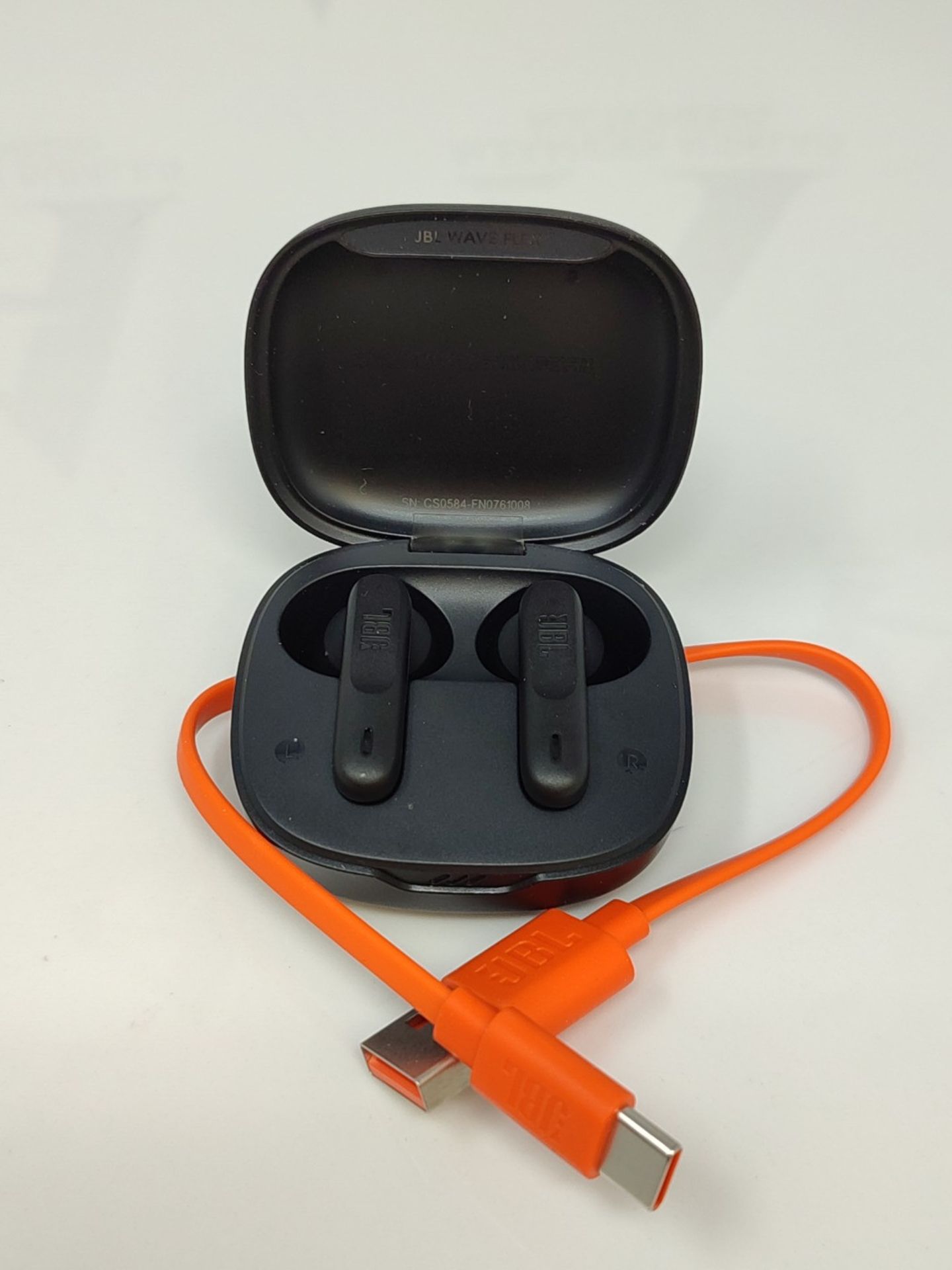 RRP £62.00 JBL Wave Flex - Wireless in-ear headphones with IP54 and IPX2 water resistance - TalkT - Image 2 of 3