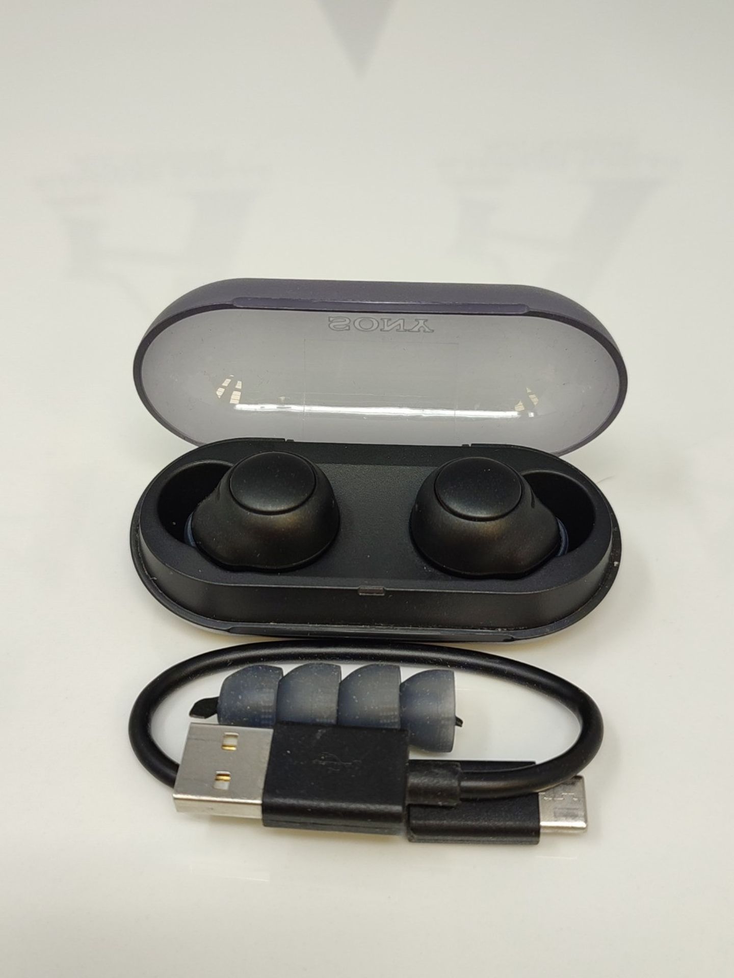 RRP £51.00 Sony WF-C500 True Wireless Headphones (Up to 20 Hours Battery Life with Charging Case - Image 3 of 3