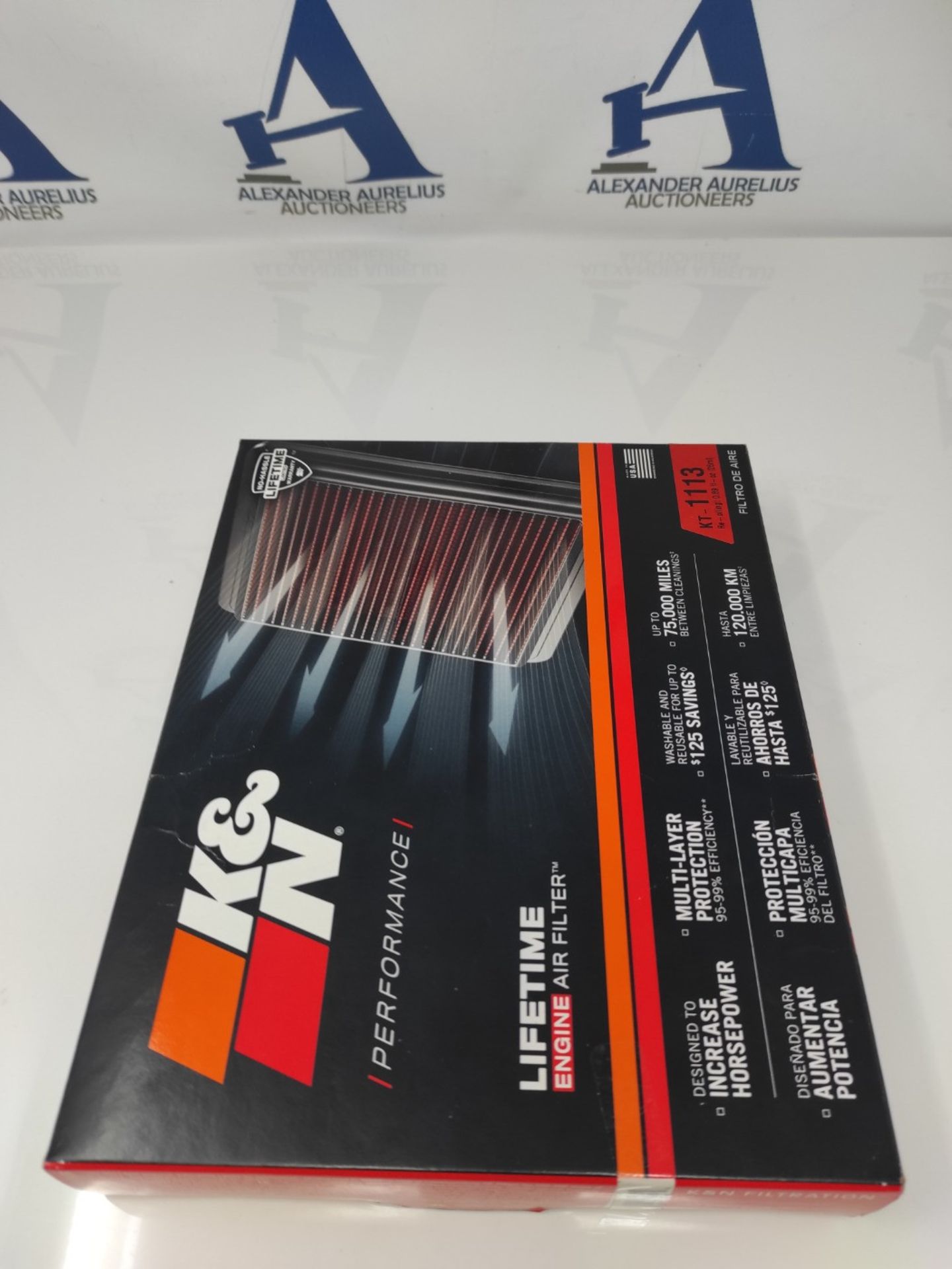 RRP £66.00 K & N KT-1113 Motor Replacement Air Filter - Image 2 of 3