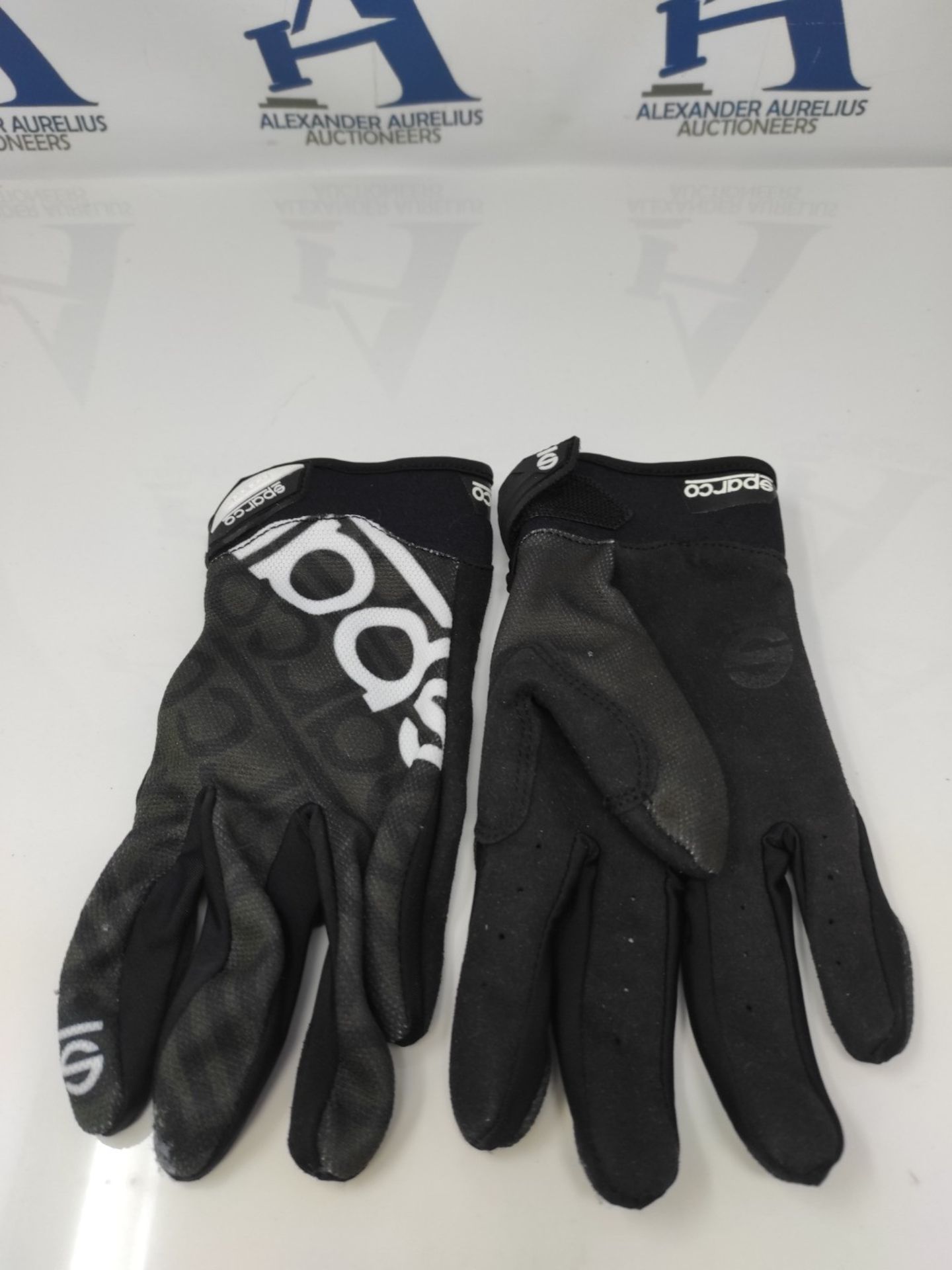 SPARCO MECA 3 GLOVES SIZE 10 (M) BLACK - Image 2 of 2