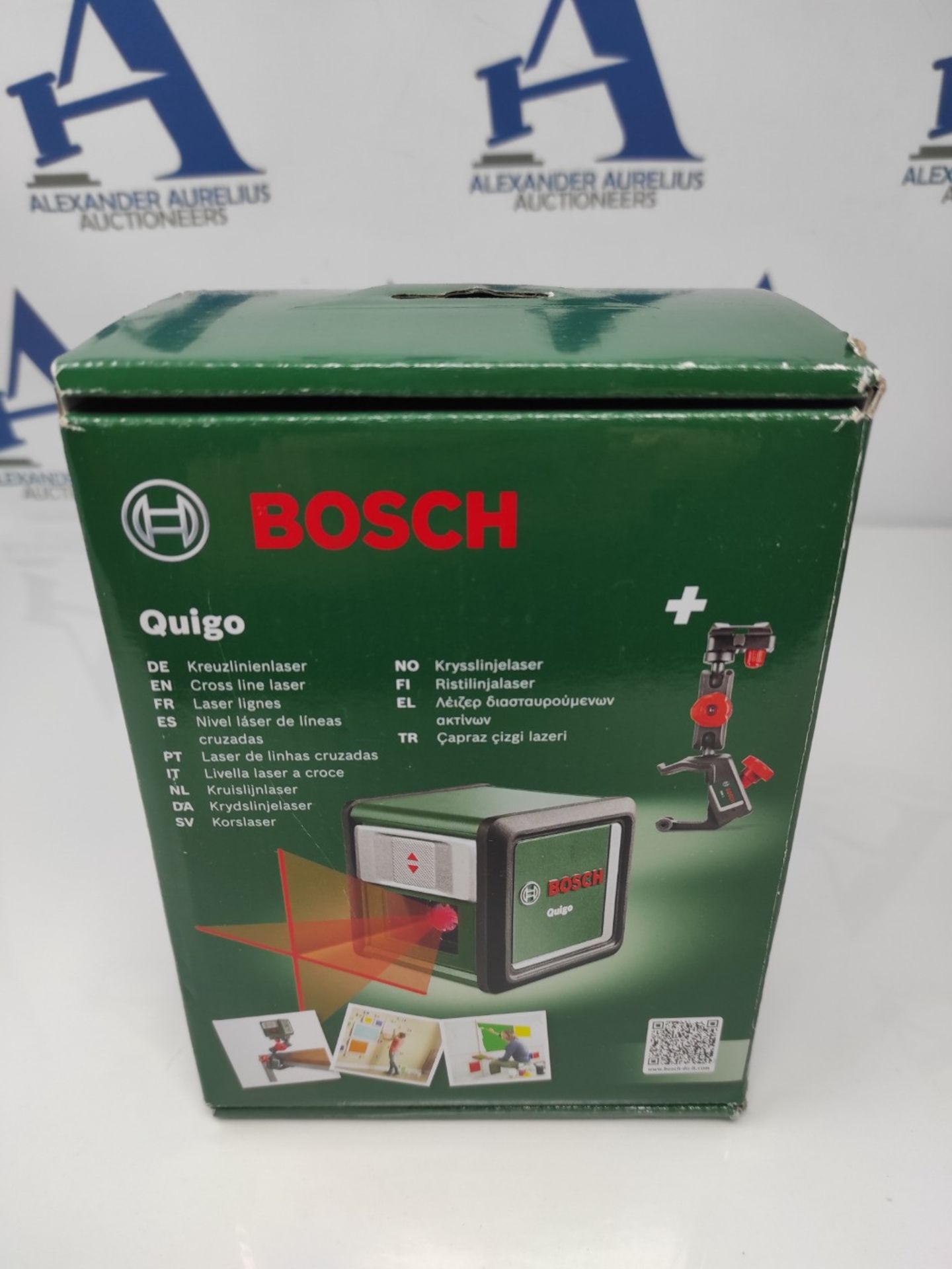 RRP £54.00 Bosch Quigo Laser Lines with Universal Clamp MM 2 (easy and precise alignment with fle - Bild 2 aus 3