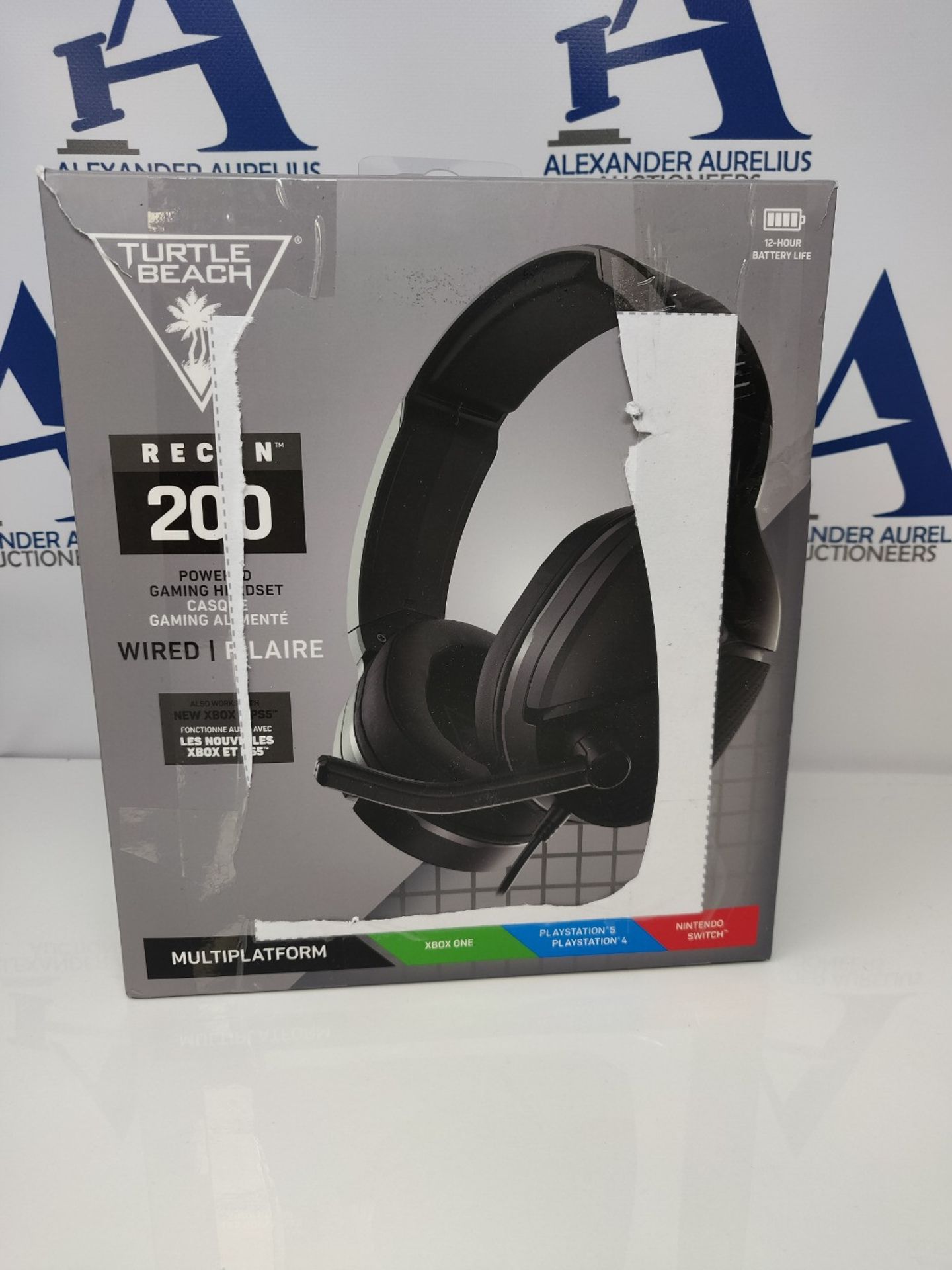 RRP £51.00 Turtle Beach Recon 200 Black Amplified Gaming Headset - PS5, PS4, Xbox Series X|S, Xbo - Image 2 of 3