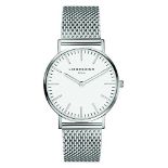 RRP £67.00 Liebeskind Berlin Damen Analog Quarz Armbanduhr mit Edelstahlarmband LT-0075-MQ