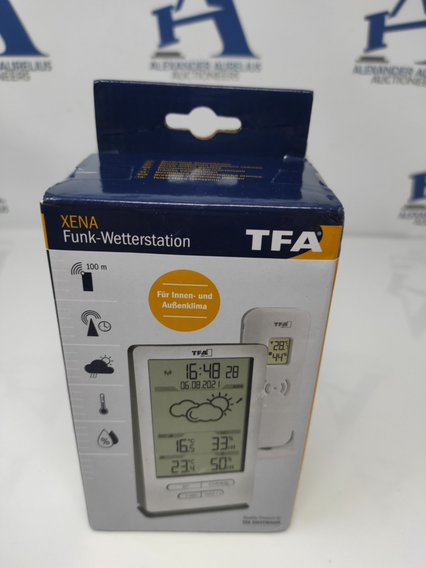 [NEW] TFA Dostmann Wireless Weather Station Xena, 35.1162.54, with outdoor sensor, ind - Image 2 of 2