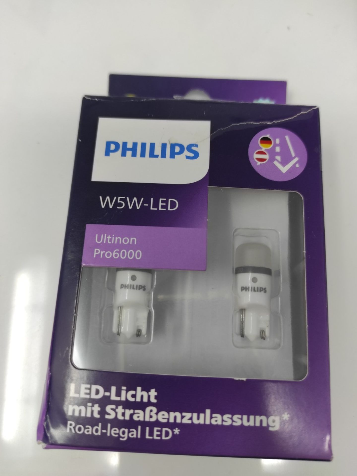 [NEW] Philips Ultinon Pro6000 W5W T10 LED vehicle lighting with road approval, 6,000K, - Image 2 of 2