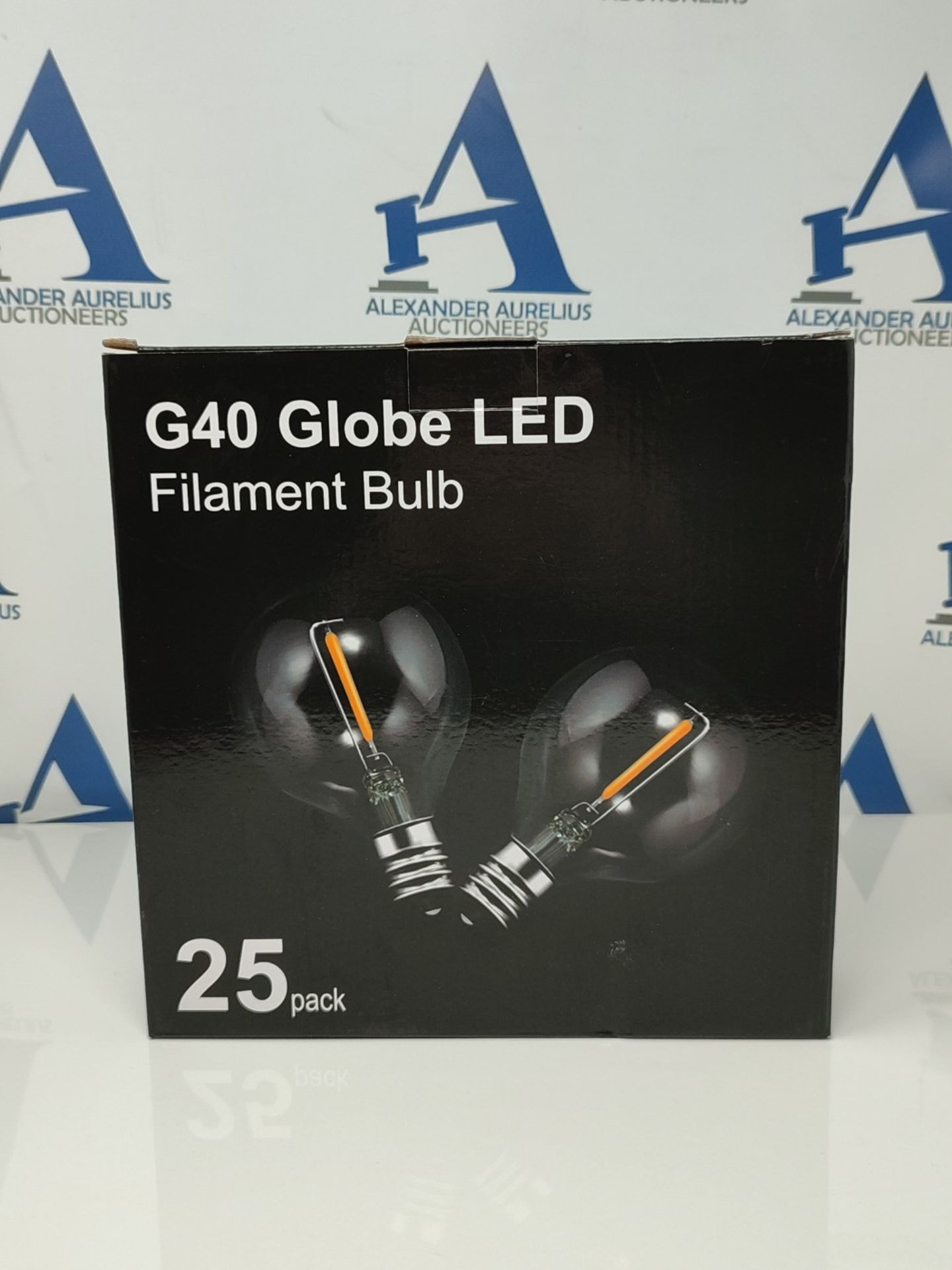 Spacelumen 25 Pack G40 LED Light Bulbs Replacement, 1W E12/C7 Small Screw Base Socket