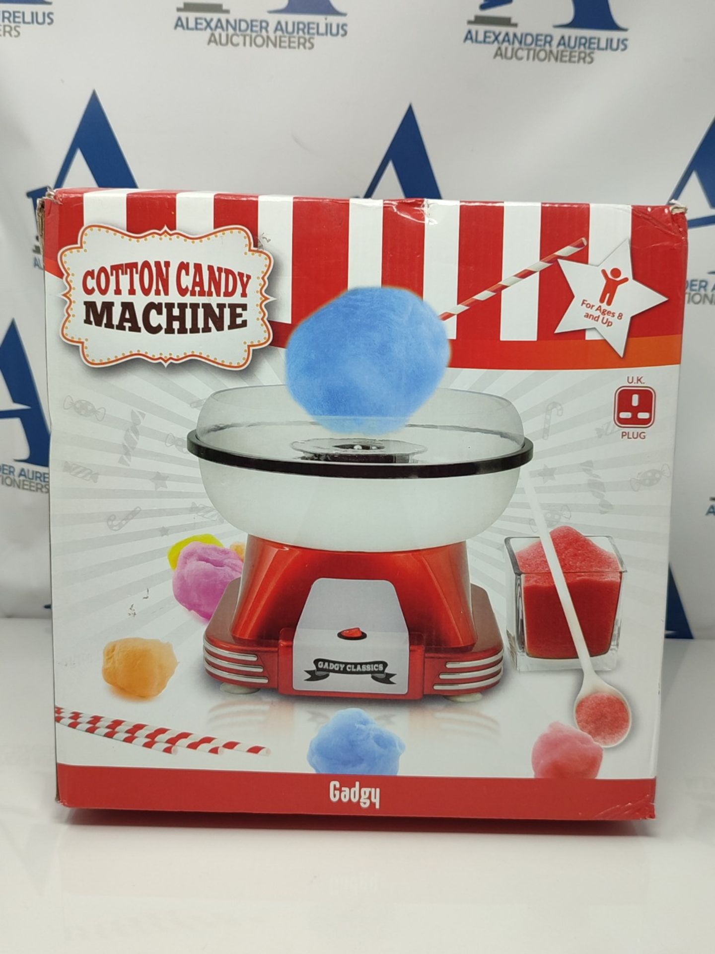 Gadgy Candy Floss Maker | Retro Cotton Candy Machine | Suitable for Sugar or Candies |