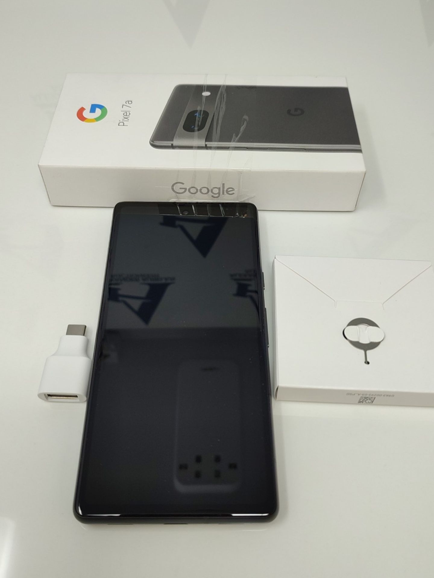 RRP £329.00 Google Pixel 7a and Pixel 30W Charger Bundle  Android 5G Smartphone with Wide-Angle