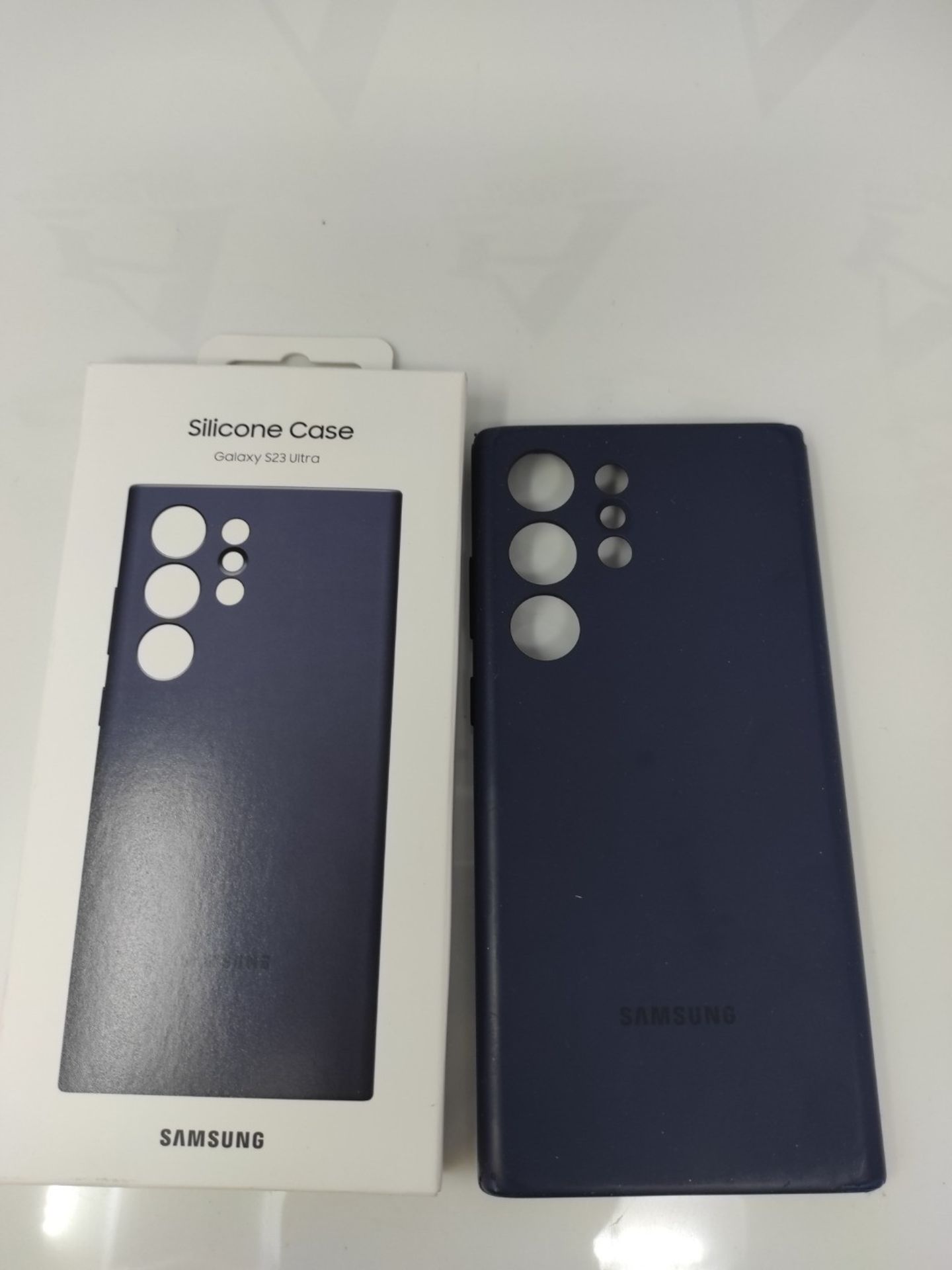 Samsung Galaxy S23 Ultra Silicone Case, Navy - Bild 3 aus 3