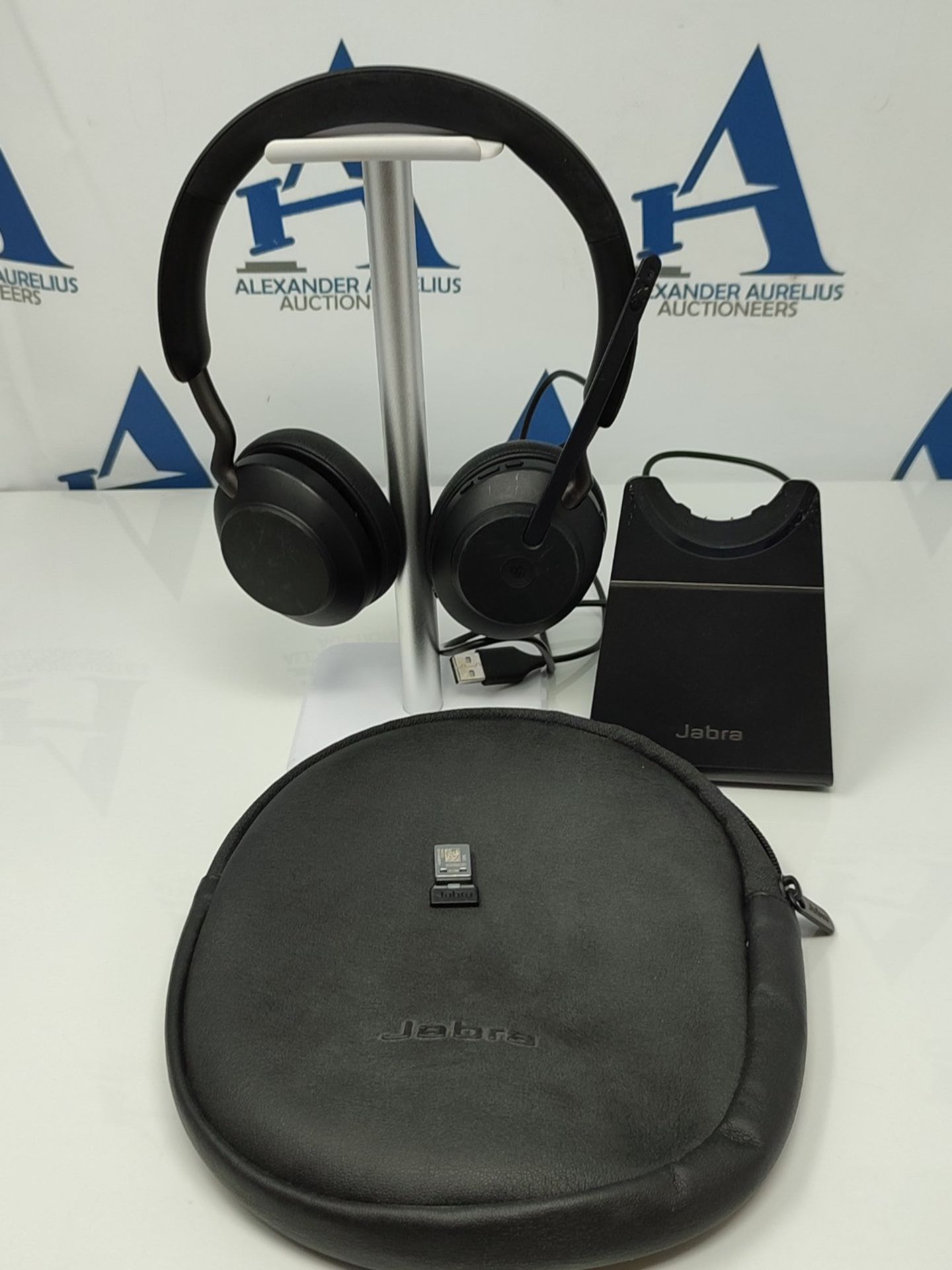 RRP £181.00 Jabra Evolve2 65 Wireless PC Headset with Charging Stand  Noise Cancelling Microsof - Image 2 of 3