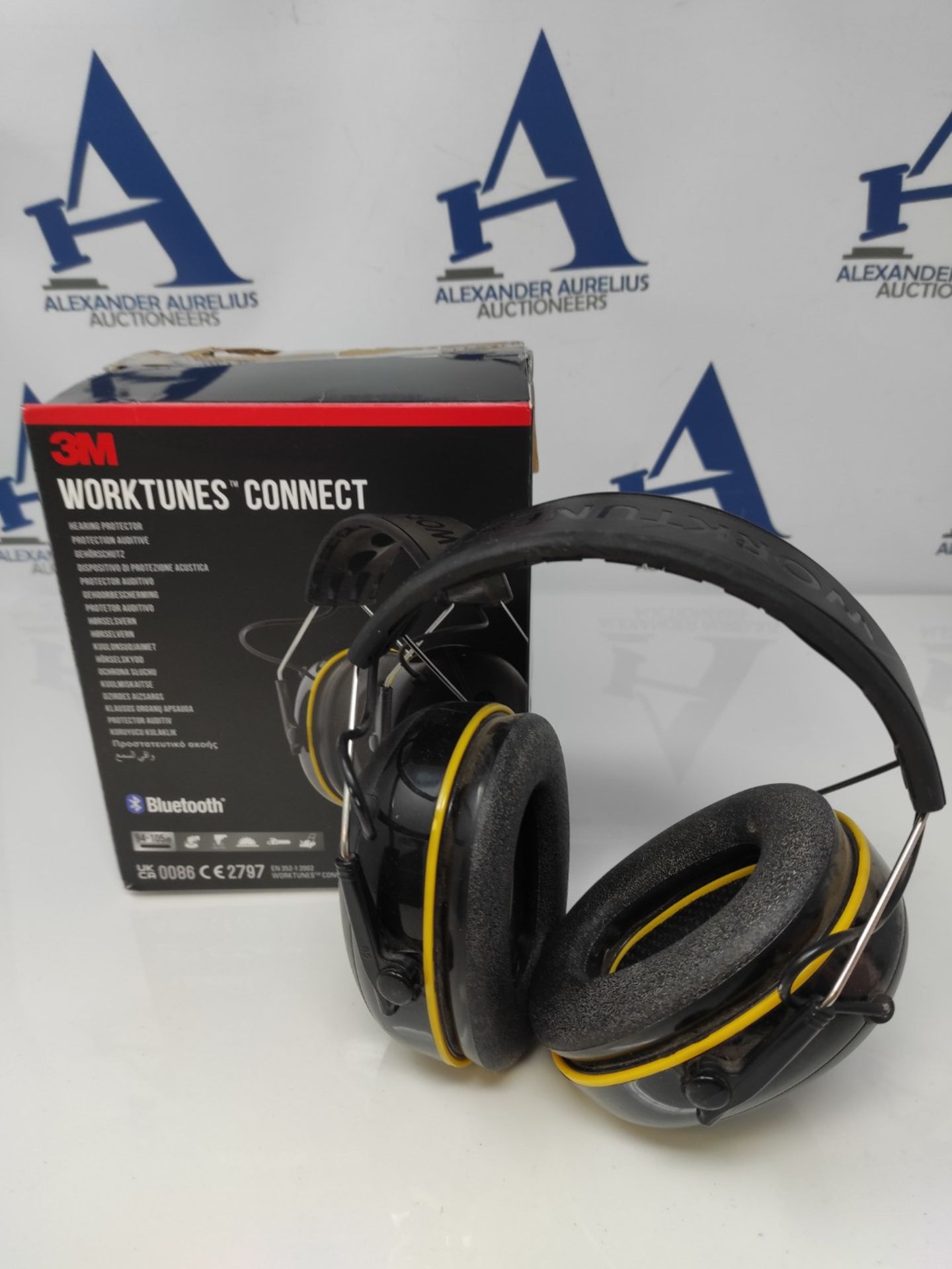 RRP £77.00 3M WorkTunes Connect, Bluetooth Ear Defenders Wireless, 90543EC1, Hearing Protector Ea - Image 2 of 2