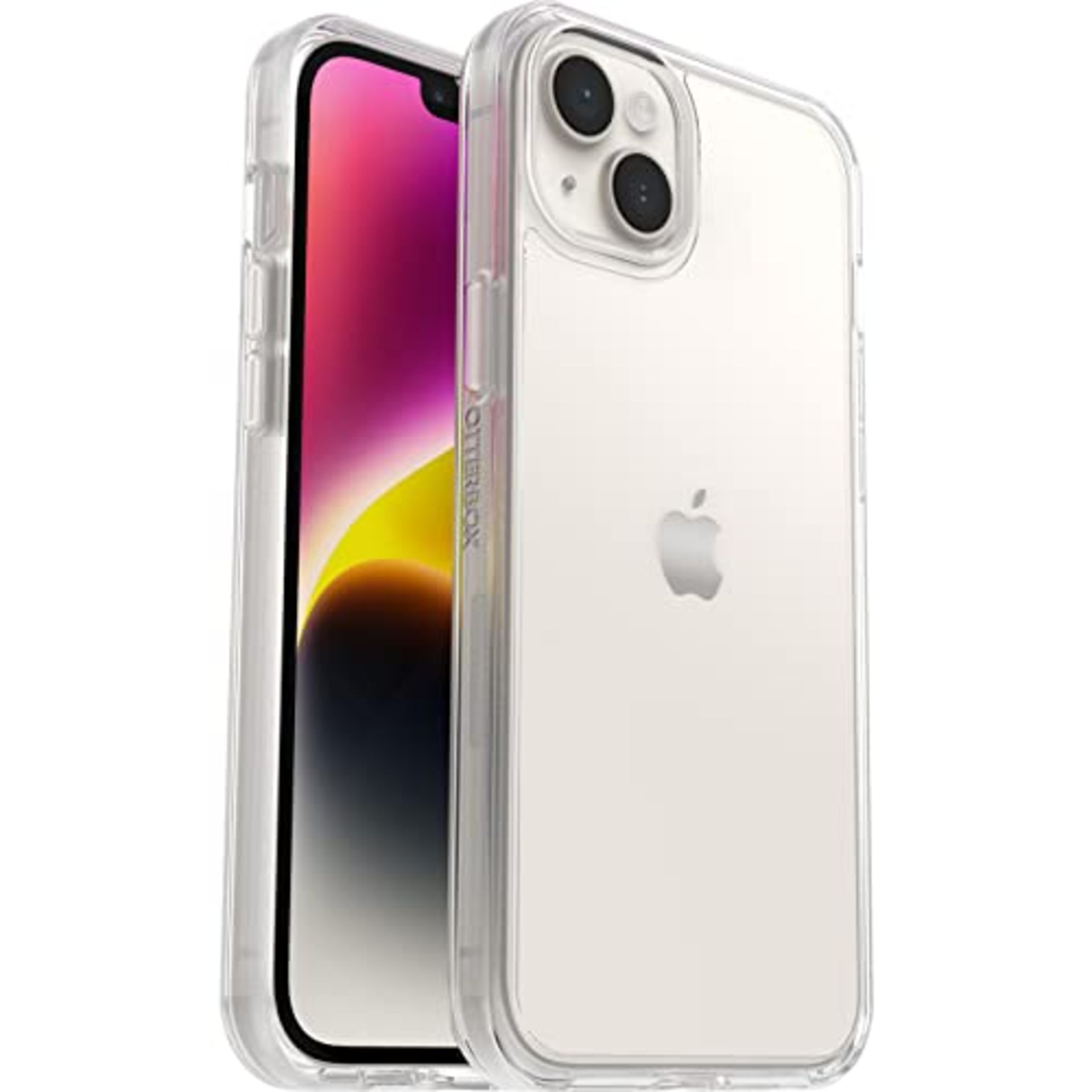 OtterBox Symmetry Clear Case for iPhone 14 Plus, Shockproof, Drop proof, Protective Th
