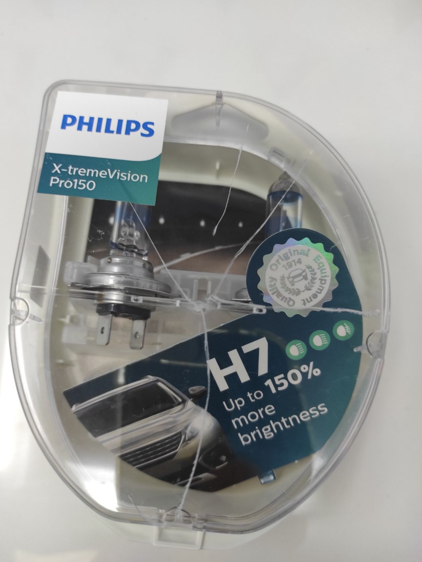 Philips X-tremeVision Pro150 H7 car headlight bulb +150%, set of 2 - Image 2 of 2