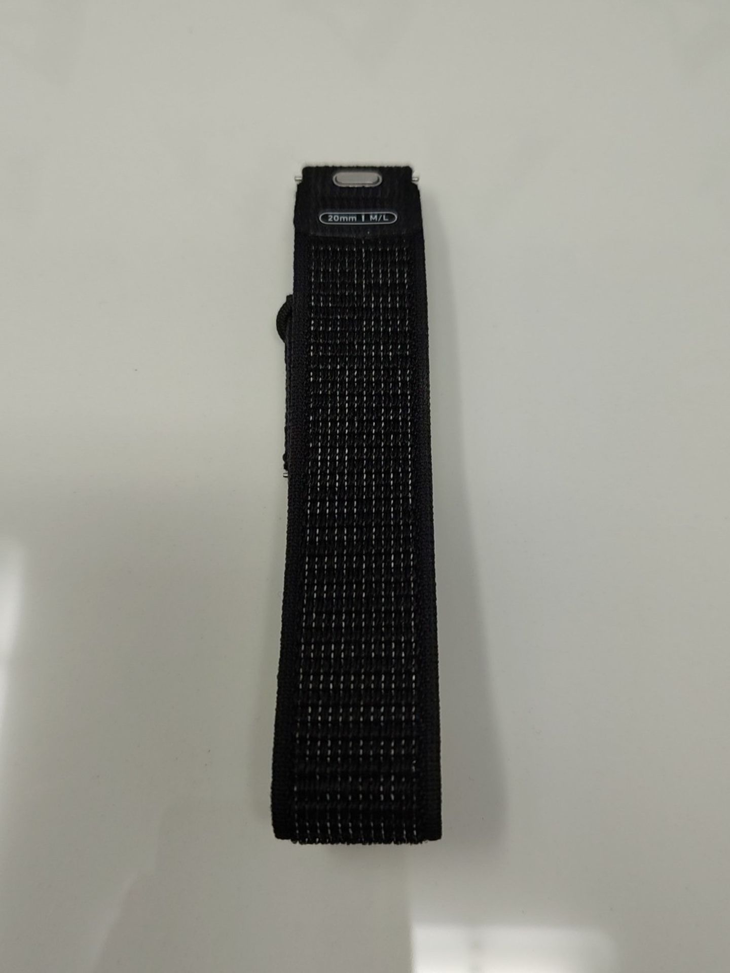 Samsung Galaxy Official Fabric Band (Wide, M/L) for Galaxy Watch, Black - Image 2 of 2