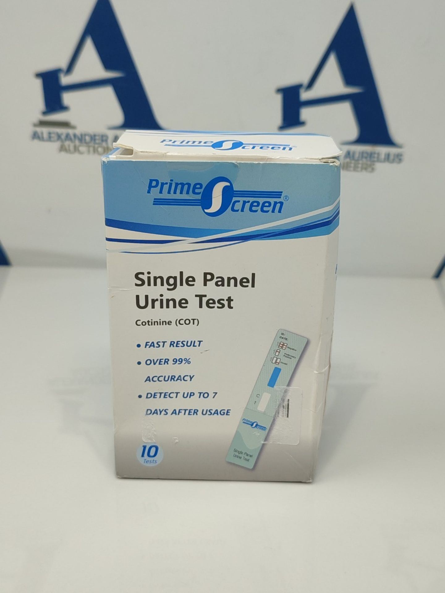Prime Screen [10 Pack] Nicotine Tobacco Cotinine Urine Test Kit - Urine Dip Card Testi