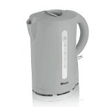 Swan Grey 1.7L Jug Kettle, Lightweight, Cordless Design, 1850-2200W, Rapid and Quiet B