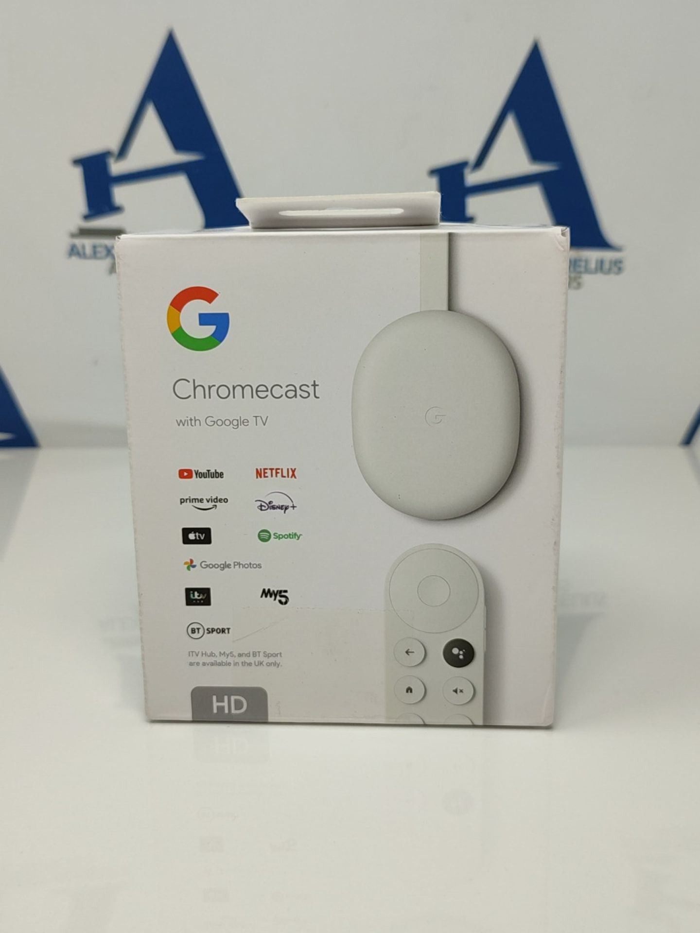 [INCOMPLETE] Chromecast with Google TV (HD) Snow  Streaming entertainment on your T - Bild 2 aus 3