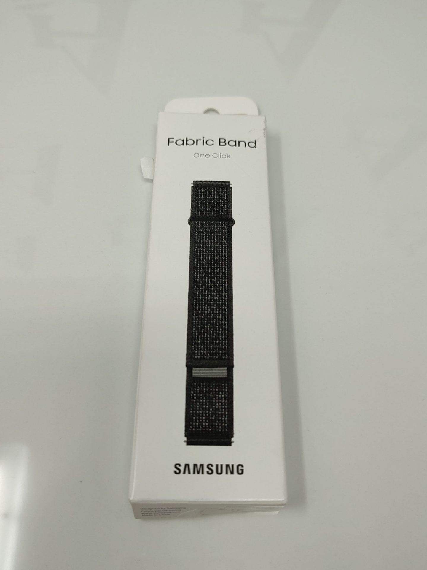 Samsung Galaxy Official Fabric Band (Wide, M/L) for Galaxy Watch, Black