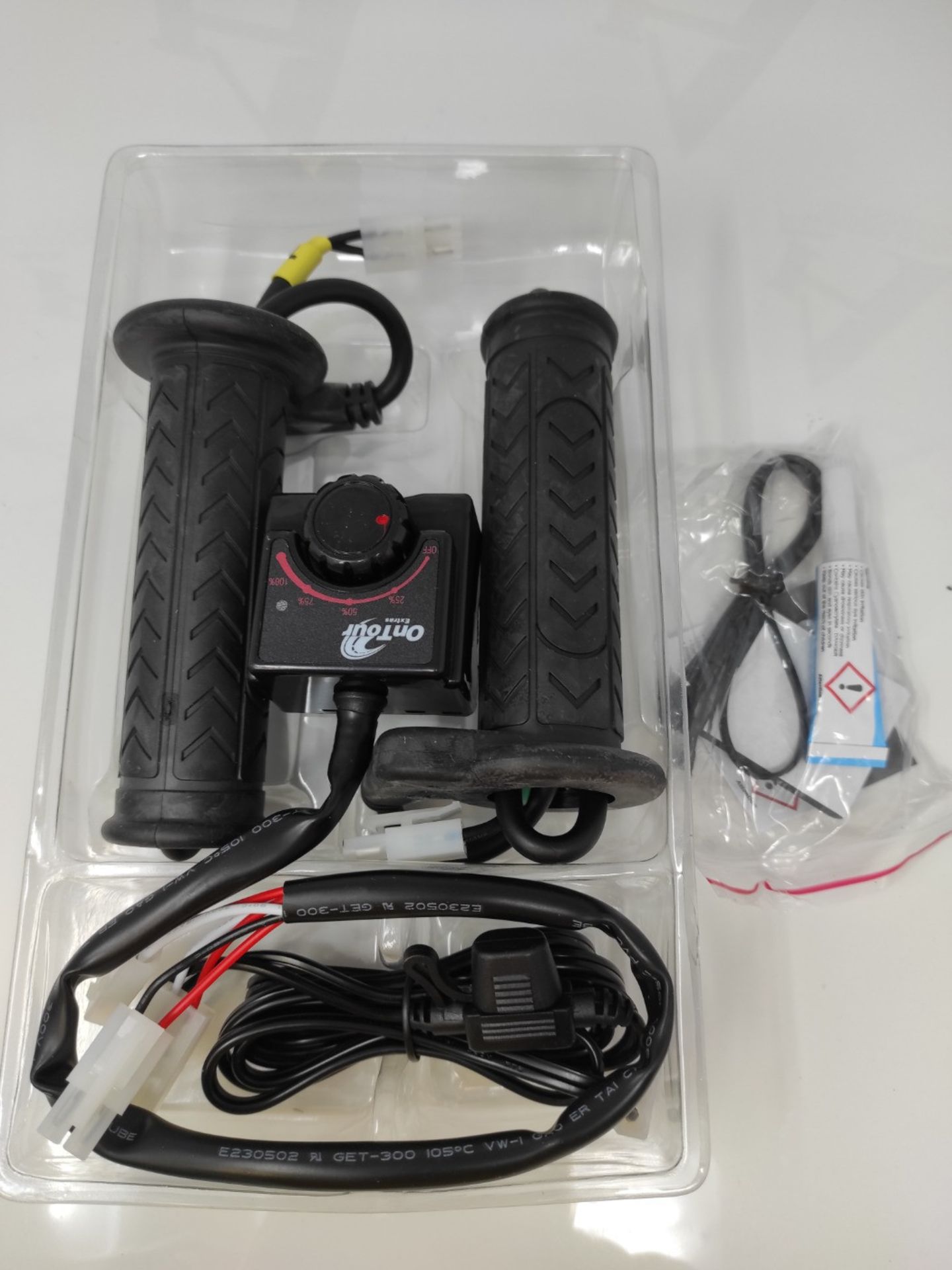 Mida OnTour Original Quality Motorcycle Hot Heated Grips + 4 Heat Setting Switch - Image 2 of 2