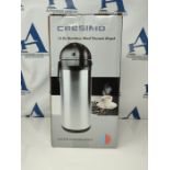 Thermos Jug 2.2L - Coffee Carafe Vacuum Jug | Stainless Steel Pump Flask to Keep Drink