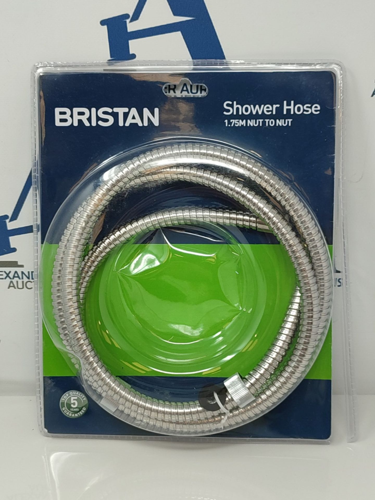 Bristan HOS 175NN01 C 1.75m Nut to Nut Std Bore Shower Hose - Chrome