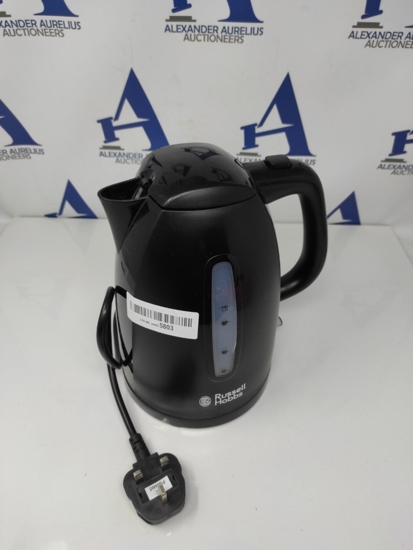 Russell Hobbs Textures Plastic Kettle 21271, 1.7 L, 3000 W - Black - Image 3 of 3