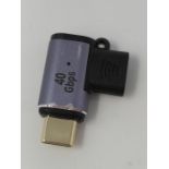 MoKo USB C Magnetic Adapter 2 Pack, 90 Degree Magnetic Breakaway USB C Adapter 24 Pin