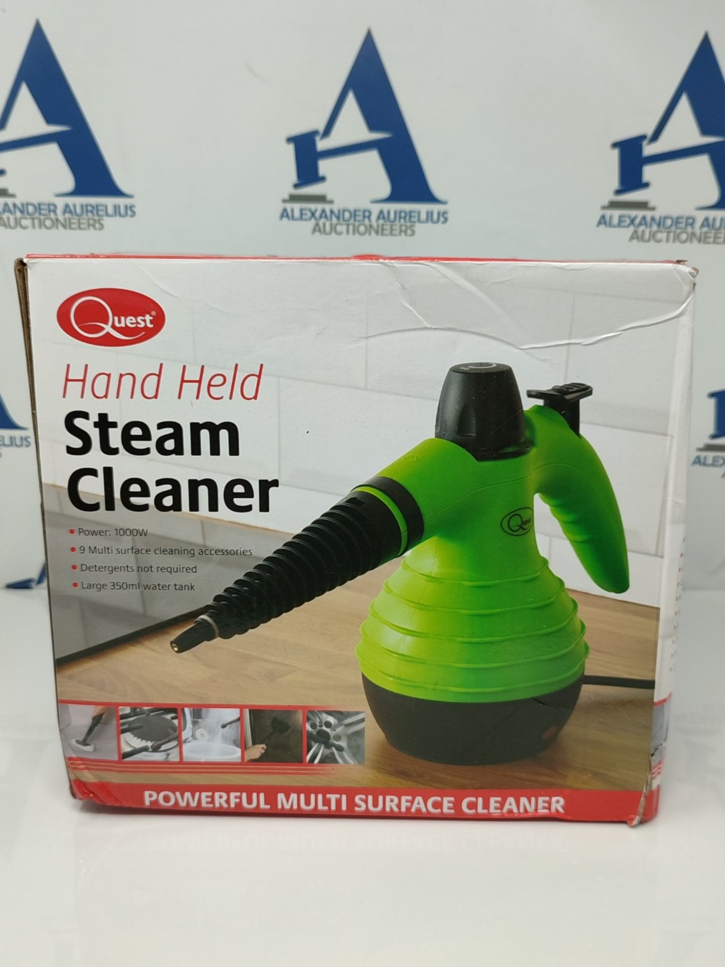 Quest Handheld Steam Cleaners / 2 Colours/Multi-Purpose/Portable / 1,000W / 0.25L Wate - Image 2 of 3