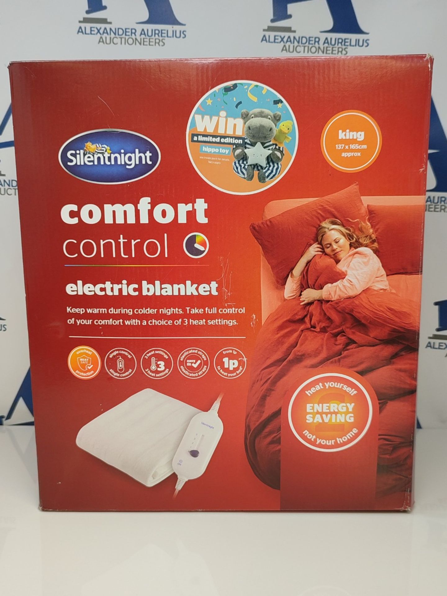 Silentnight Comfort Control Electric Blanket - Heated Electric Fitted Underblanket wit - Bild 2 aus 3